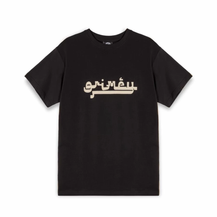 Grimey Black Camiseta Nablus Stones Regular T-Shirt FW23 Collection