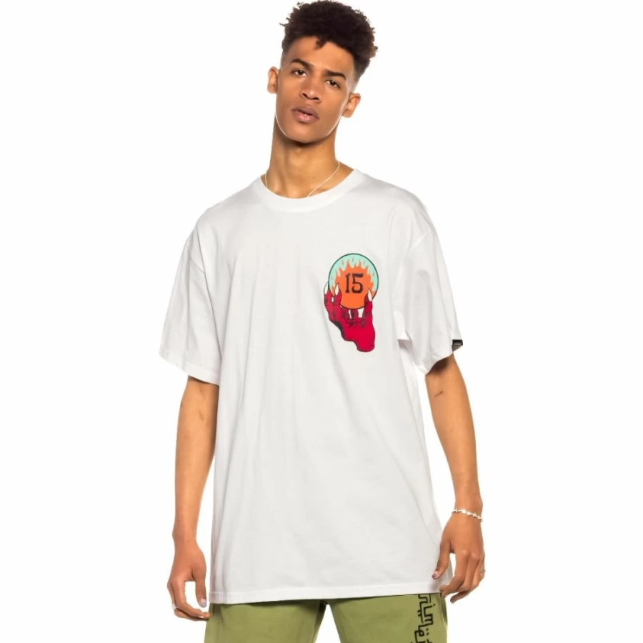 Grimey "Glorified" White T-Shirt - Spring 2022 Collection - Casual Streetwear Tee