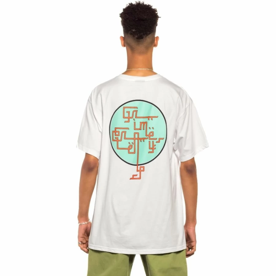 Grimey "Glorified" White T-Shirt - Spring 2022 Collection - Casual Streetwear Tee