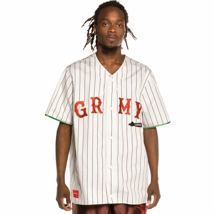 Grimey Baseball T-Shirt "The Loot - El Botin" White Spring 2021 Collection