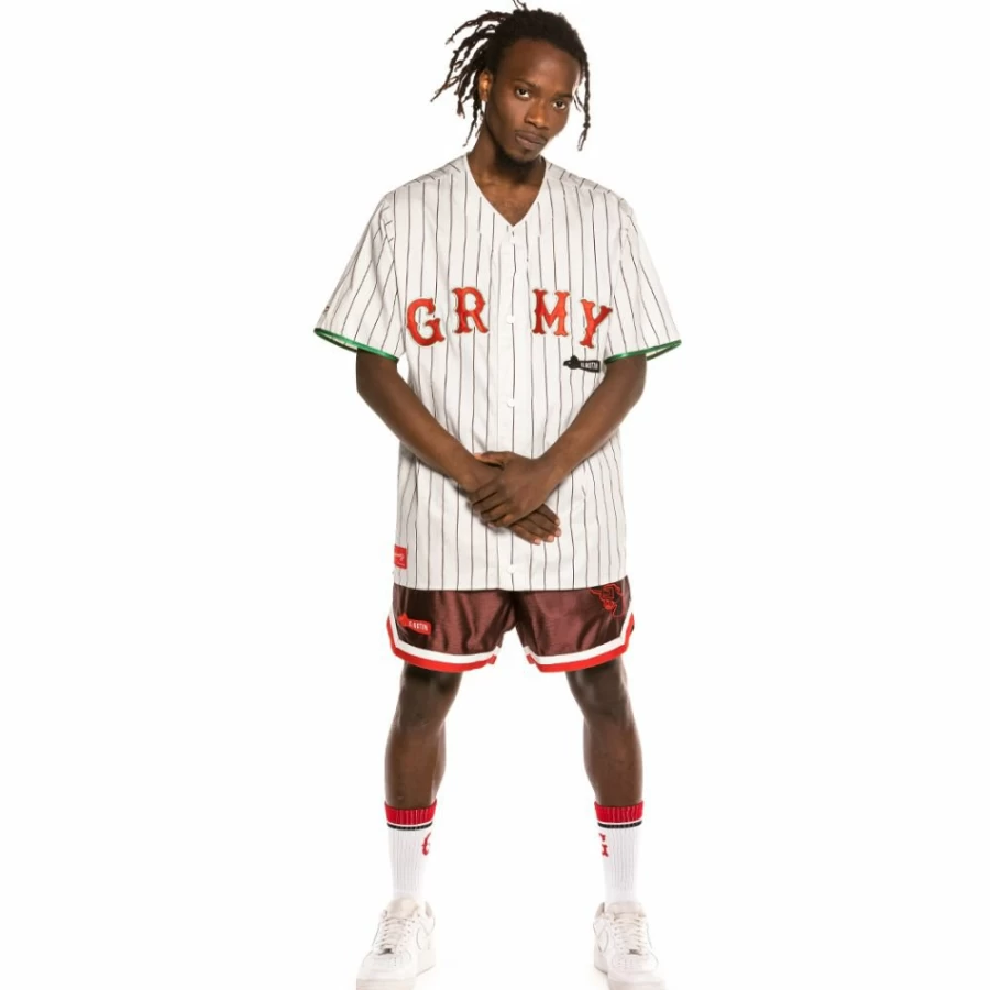 Grimey Baseball T-Shirt "The Loot - El Botin" White Spring 2021 Collection