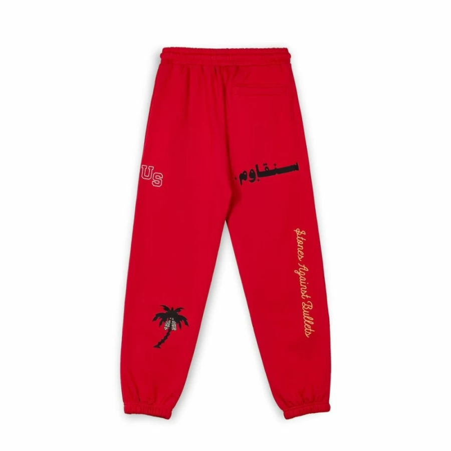 Grimey Nablus Dark Red Sweatpants - FW23 Collection | Comfortable Men's Joggers