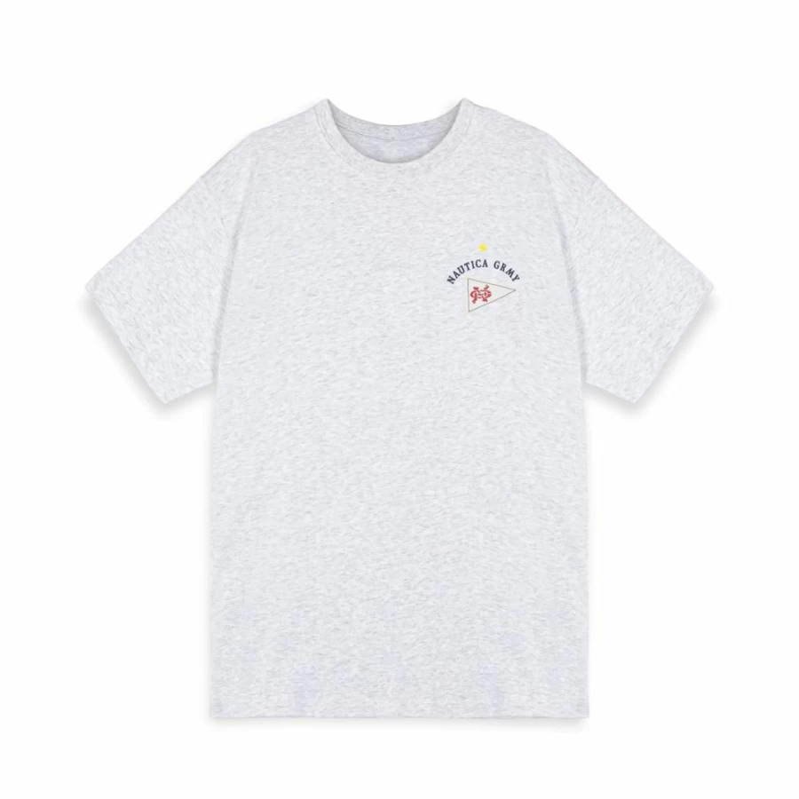 Grimey Mighty Harmonist Nautica X Grimey T-Shirt - Sport Grey - SS24 Collection
