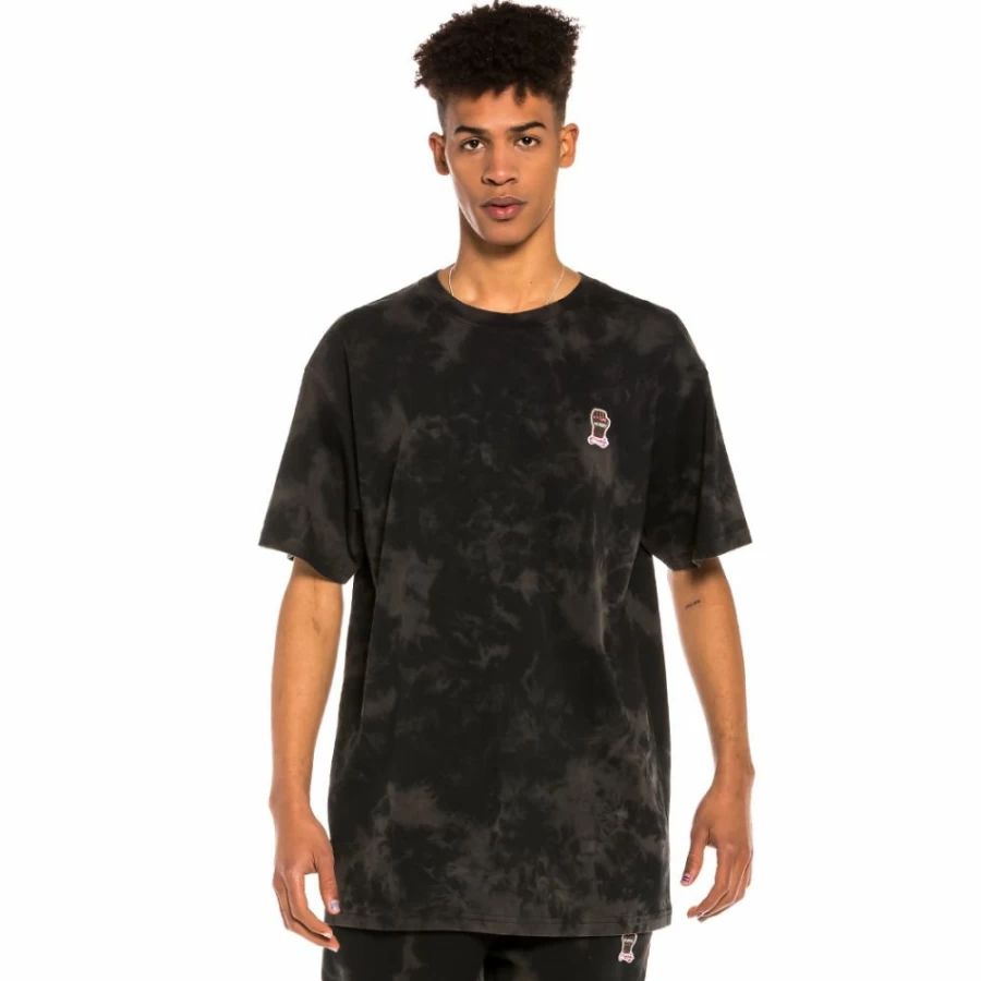 Grimey "Day Dreamer" Bleached Black Graphic T-Shirt - Spring 2022 Collection