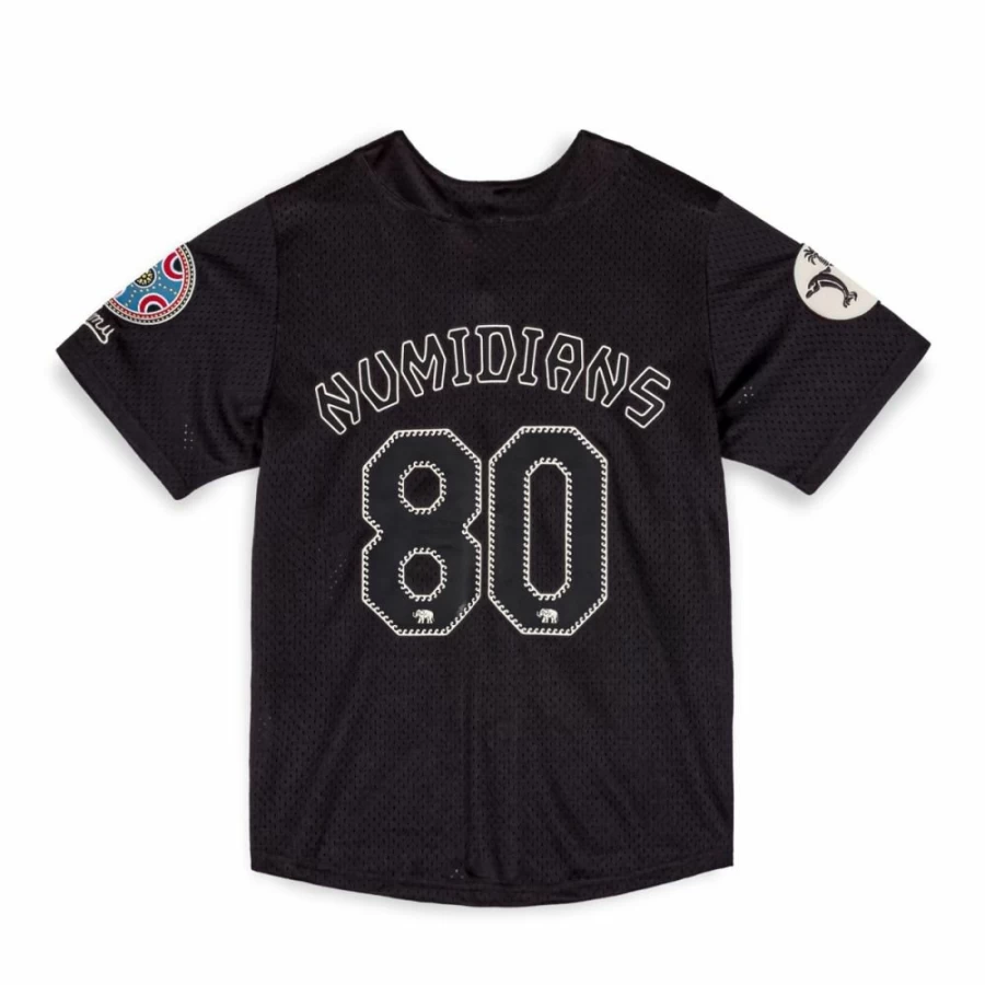 Grimey The Clout Mesh Baseball Tee - Black - Spring 2023 Collection