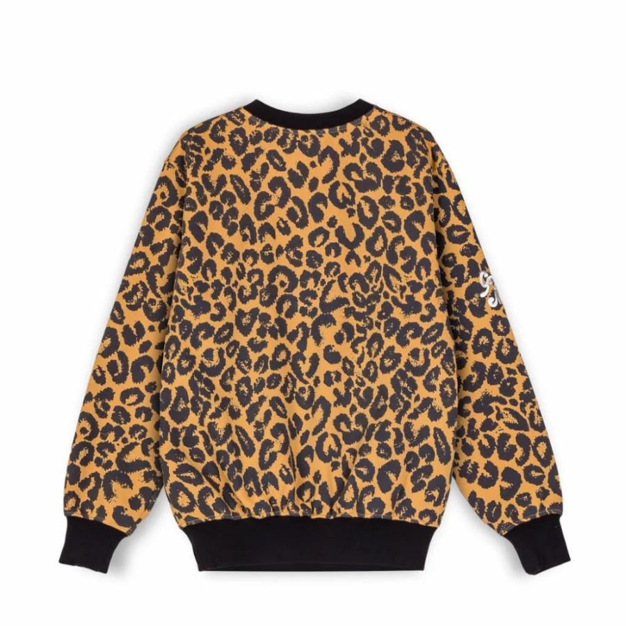 Grimey Westbound Leopard Print Crewneck Sweatshirt - Fall 2022 Fashion Trend