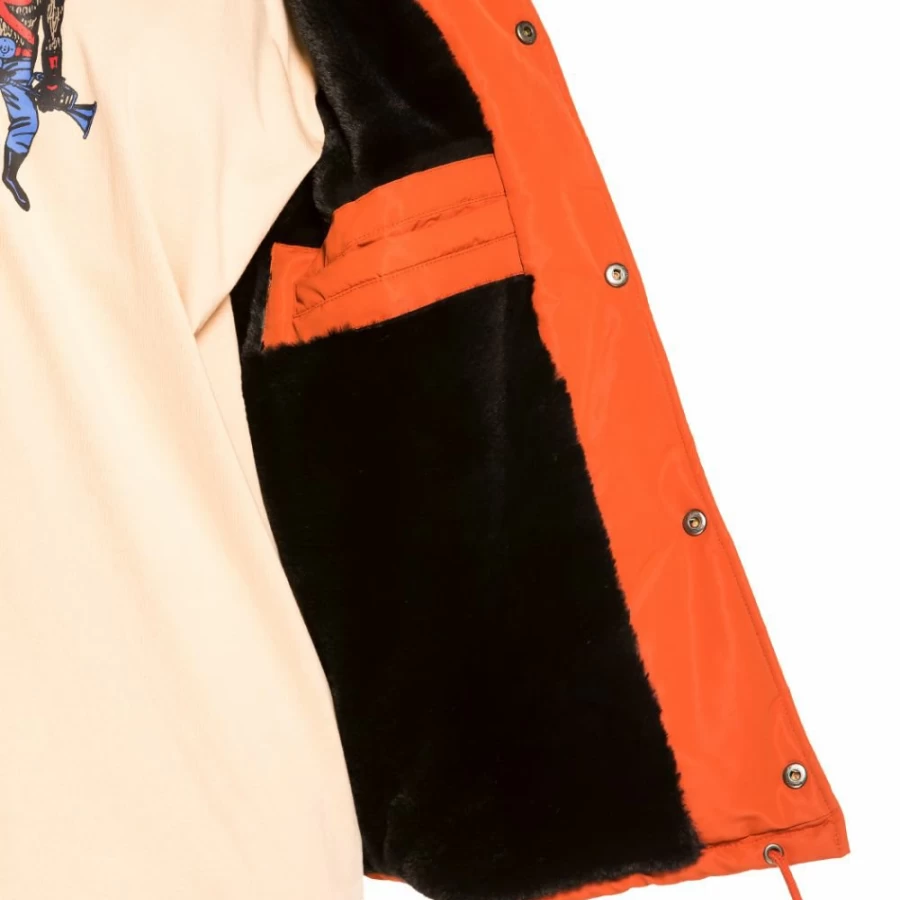 Grimey Jazz Thing Heavy Coach Jacket in Ochre - Fall 2021 Collection