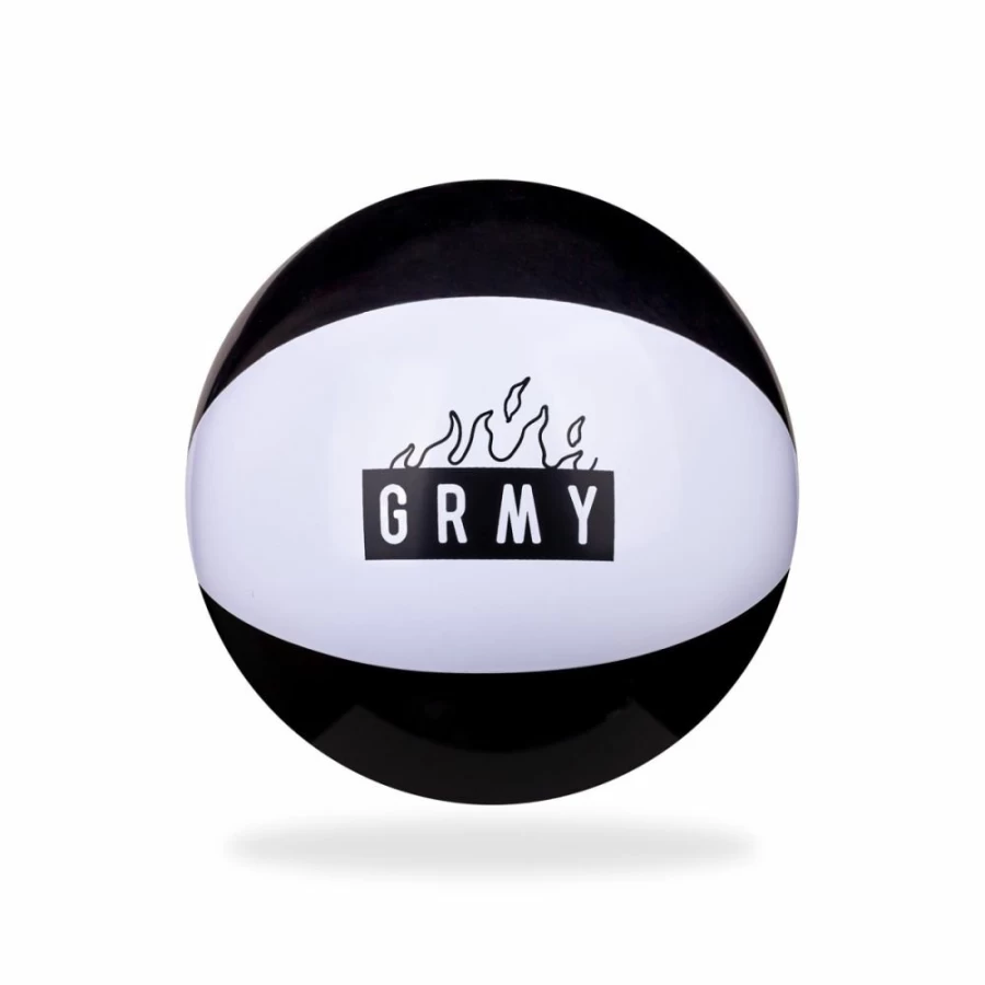 Grimey Black Cloven Tongues Inflatable Beach Ball - Summer 2023 Pool Party Fun