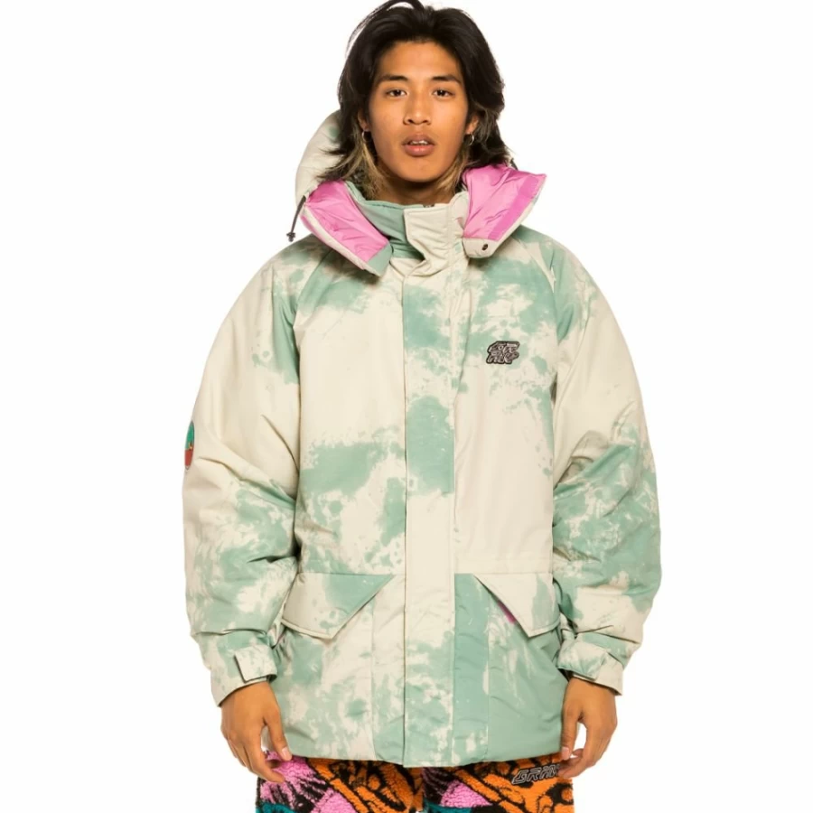 Grimey "Space Lady" Parka Jacket - Bleached Sand Color - Winter 2021 Collection