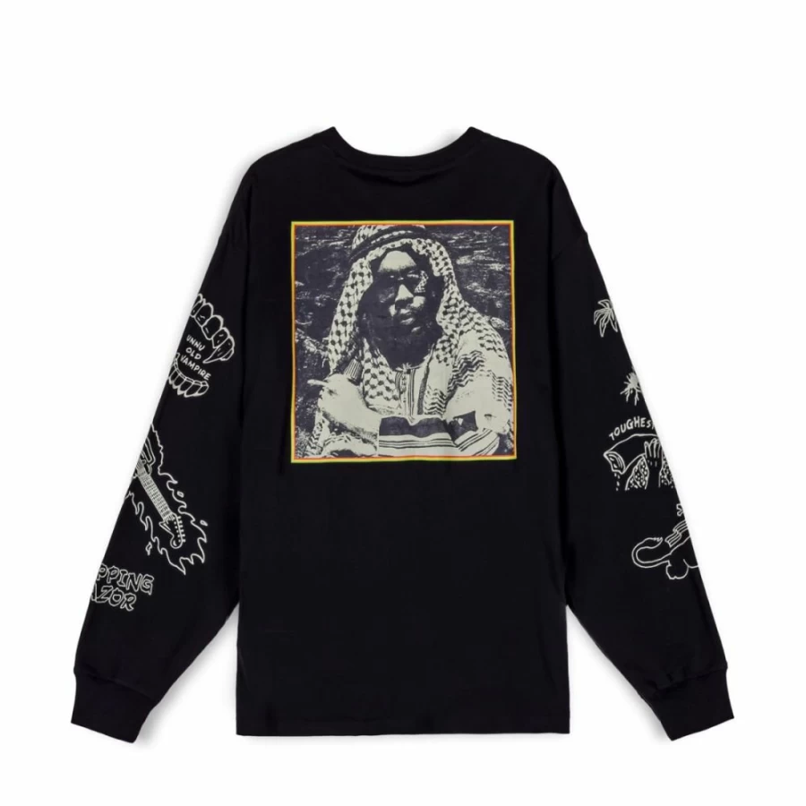 Grimey Black Long Sleeve Camiseta - The Toughest Shirt for Spring 2023 Collection