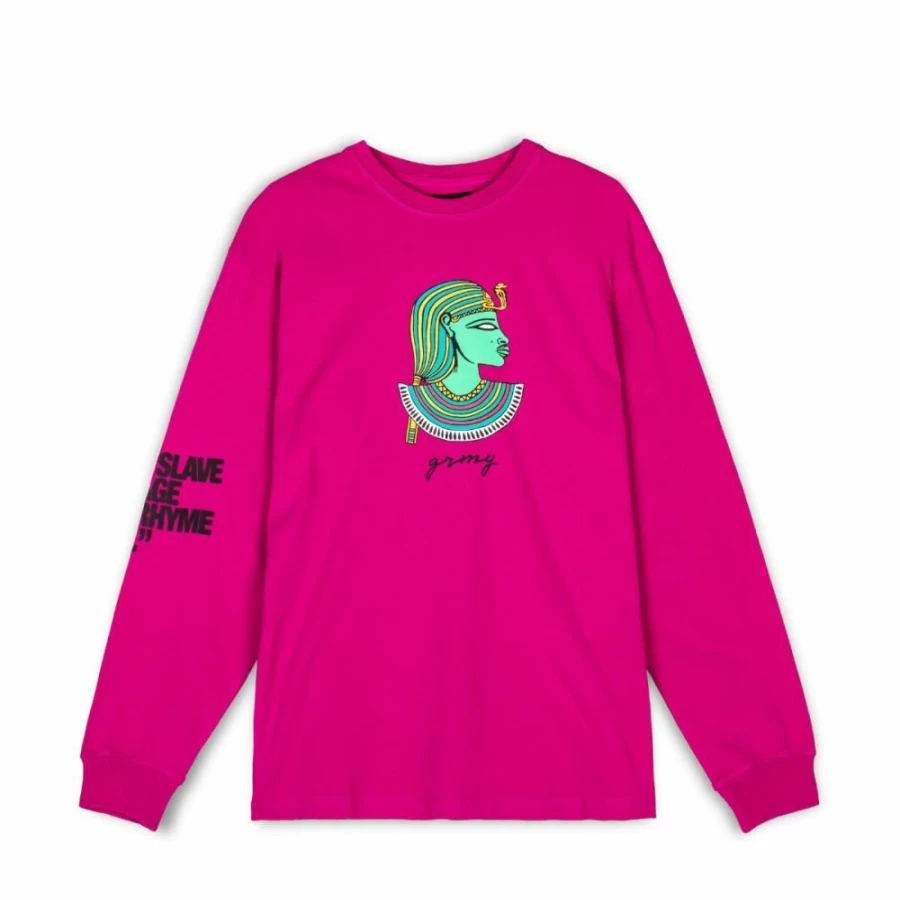 Grimey "Iam" Long Sleeve Tshirt for Women - Fuchsia Pink Fall 2022 Fashion