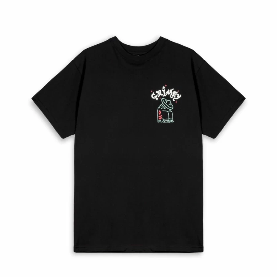 Grimey Panic Charleston Blvd Black T-Shirt - SS24 Streetwear Collection