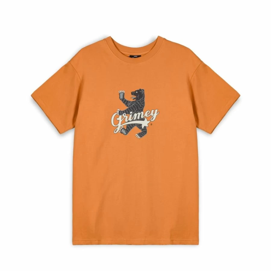 Grimey Madrid The Connoisseur Regular Orange T-Shirt - FW23 Collection