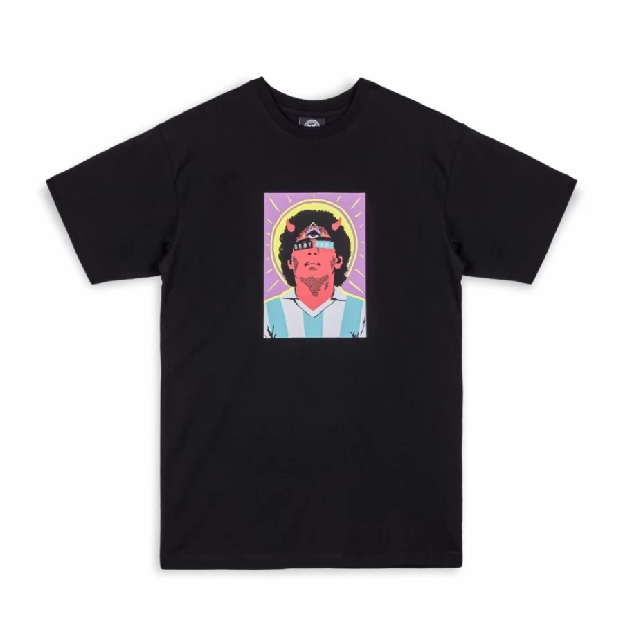 Grimey The Nihilism Black T-Shirt - Summer 2023 Collection - Regular Fit Cotton Tee