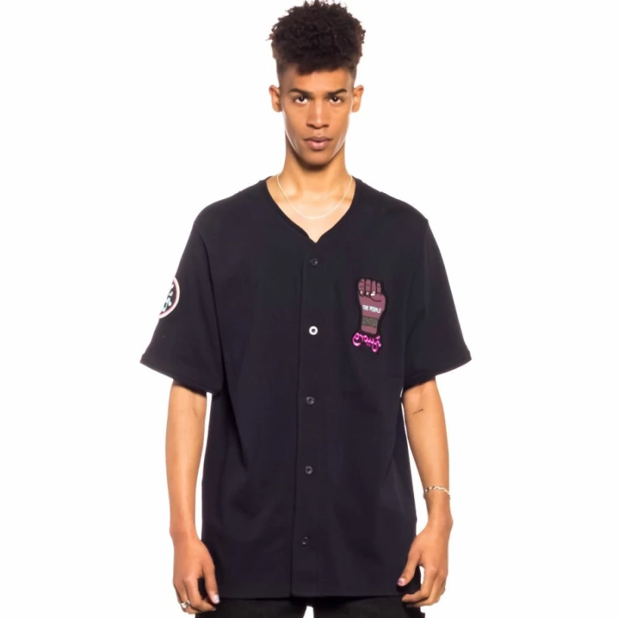 Grimey Black Baseball Tshirt - Day Dreamer Graphic Tee - Spring 2022 Collection