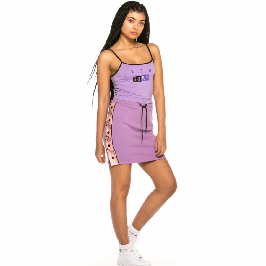 Grimey F.A.L.A. Girl Purple Top - SS19 Collection