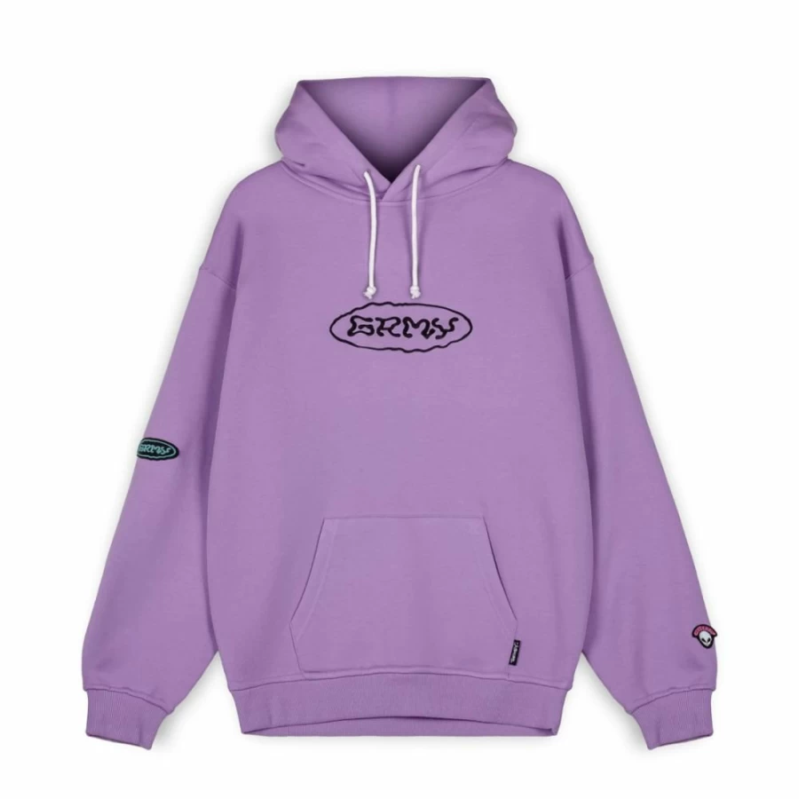 Grimey Lilac Hoodie - Ufollow Collection Spring 2023 Pullover Sweatshirt