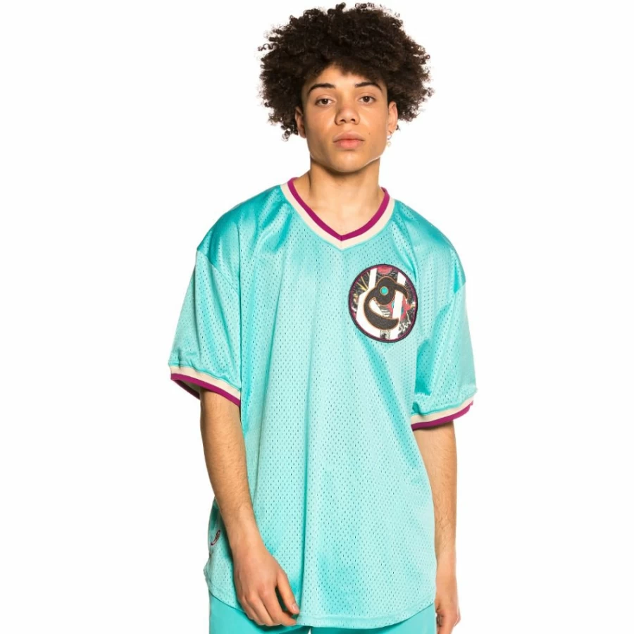 Grimey "Hope Unseen" Mesh Blue T-Shirt - Summer 2021 Collection