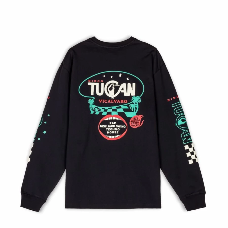 Grimey Long Sleeve T-Shirt "Pasion Gamberra (GP X GRMY)" - Black - Fall 2022 Collection