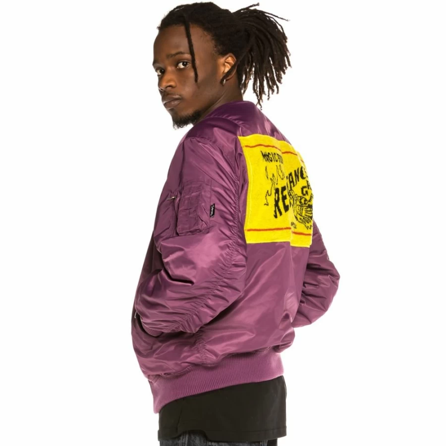Grimey Reversible Bomber Jacket - Purple Color, Spring 2021 Collection