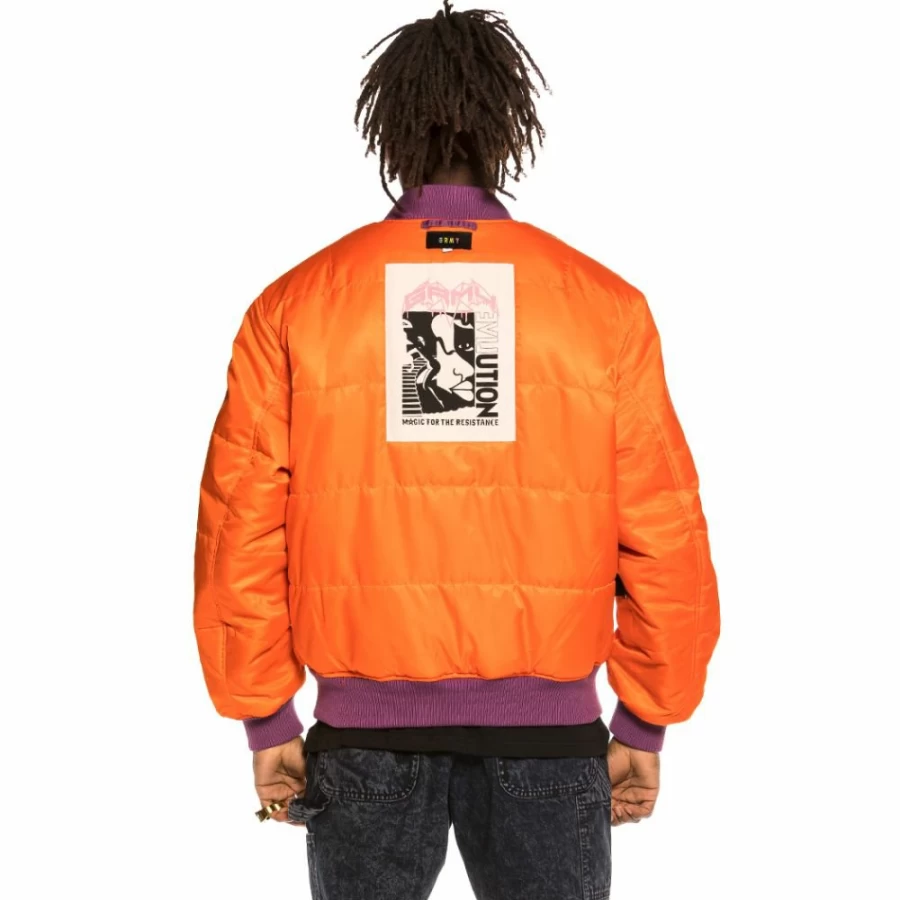 Grimey Reversible Bomber Jacket - Purple Color, Spring 2021 Collection