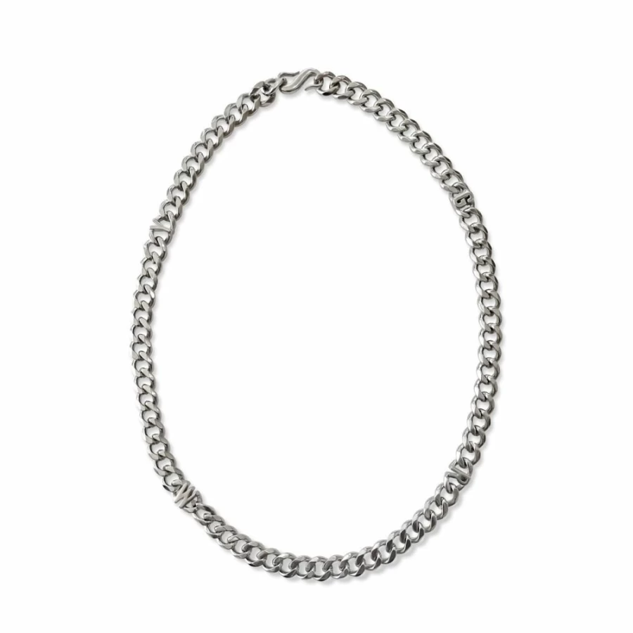 Grimey Cuban Link Chain Necklace in Silver for Men - Hip Hop Jewelry Collection FW23