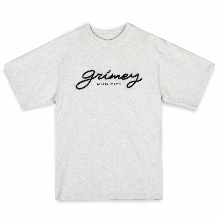 Grimey "Dust Storm" Heavyweight T-Shirt - Sport Grey - Men's Streetwear Tee - Fall 2022 Collection