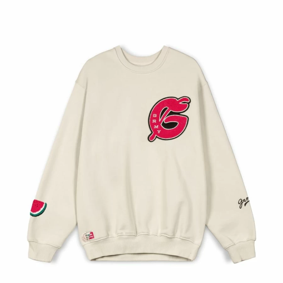 Grimey Vintage Nablus White Hoodie Sweatshirt FW23 Streetwear