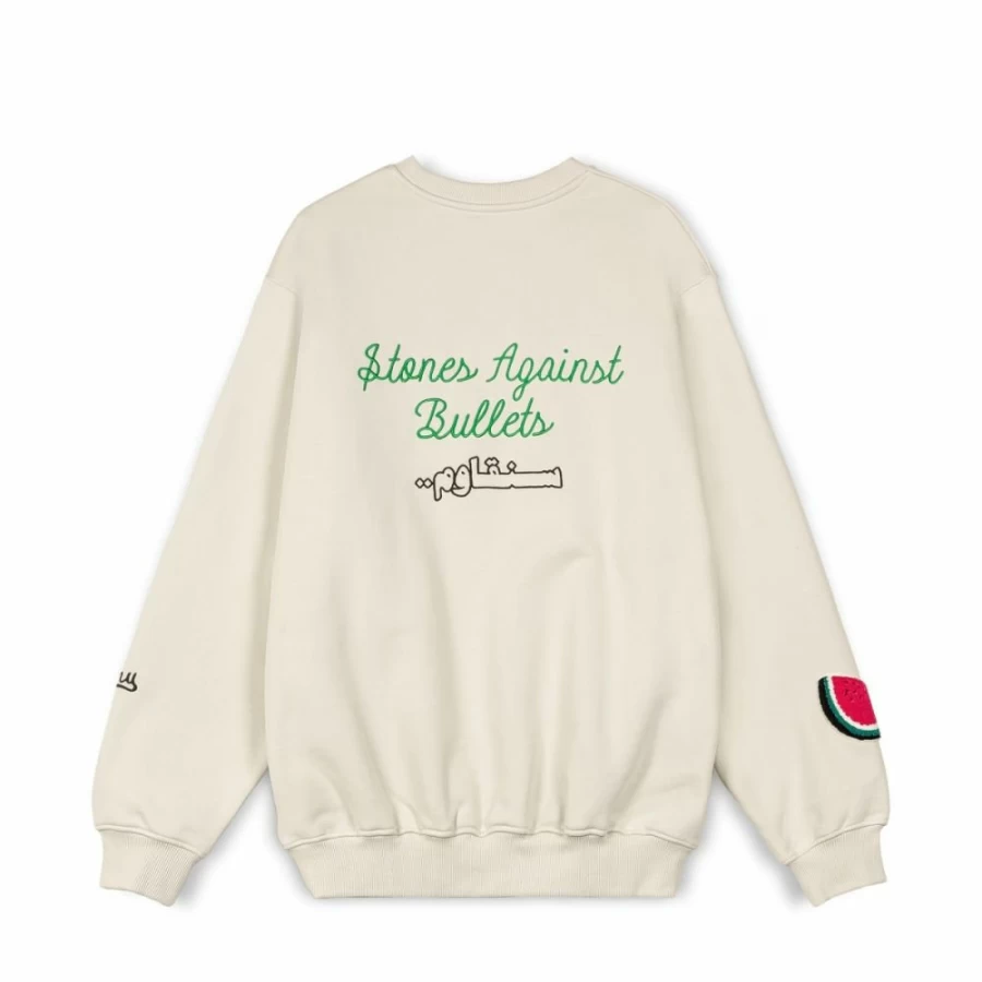 Grimey Vintage Nablus White Hoodie Sweatshirt FW23 Streetwear
